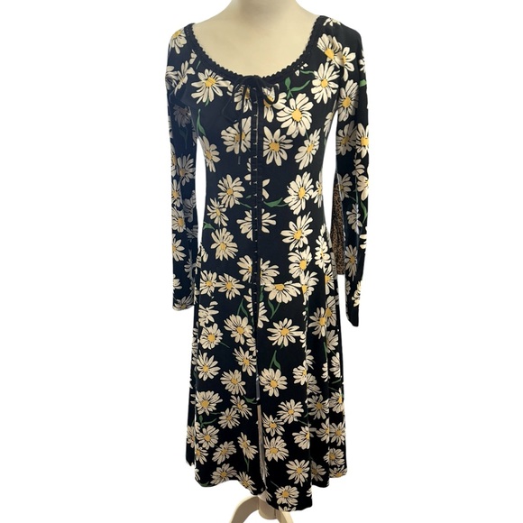Betsey Johnson Punk Label Archive Daisy Maxi Dress Rare - Picture 1 of 7